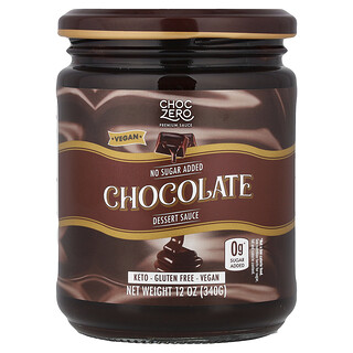 ChocZero, Sauce dessert, Chocolat, 340 g