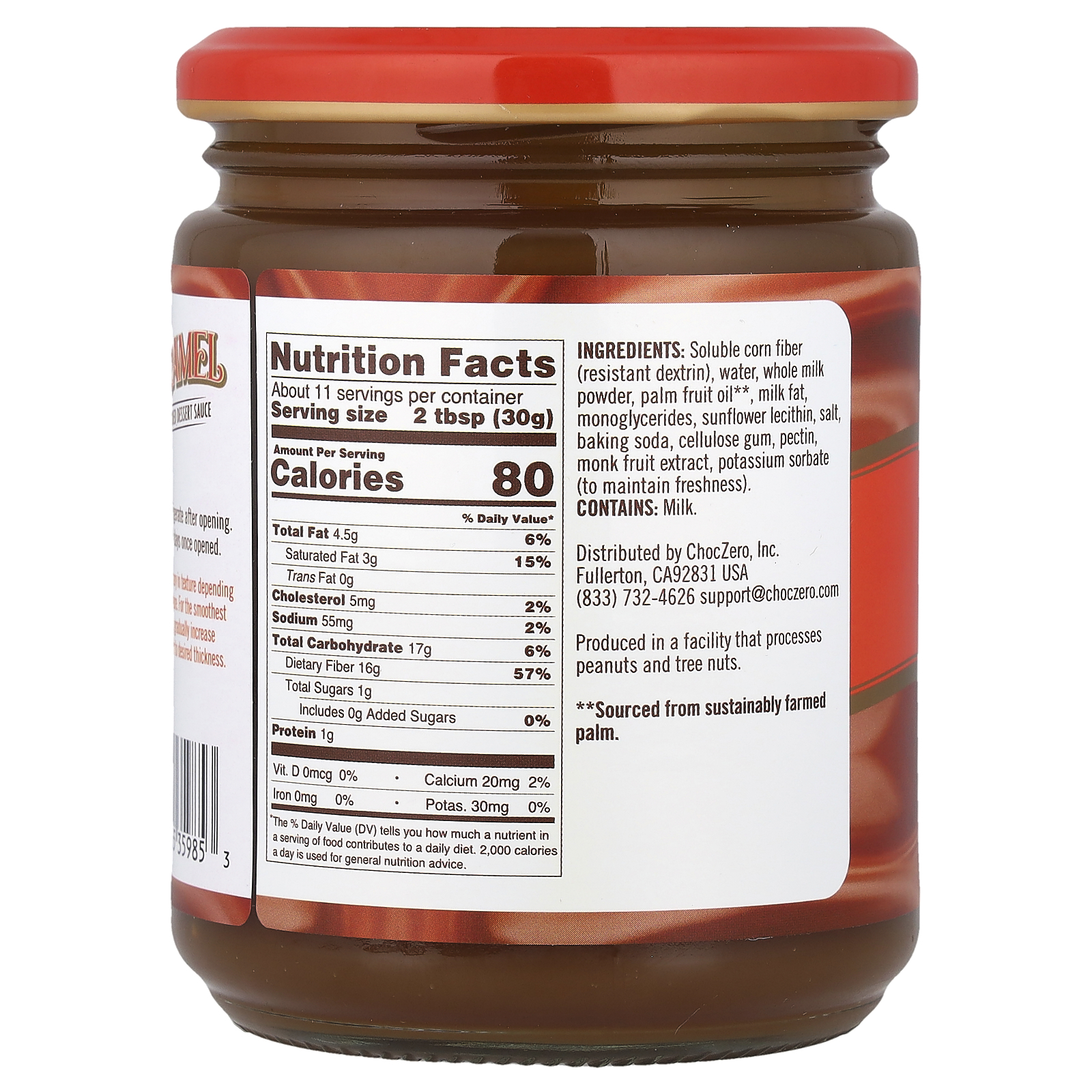 Dessert Sauce, Caramel, 12 oz (340 g)