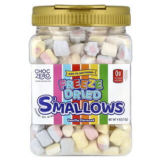 ChocZero, Freeze Dried S'mallows, Vanilla, 4 oz  (112 g)