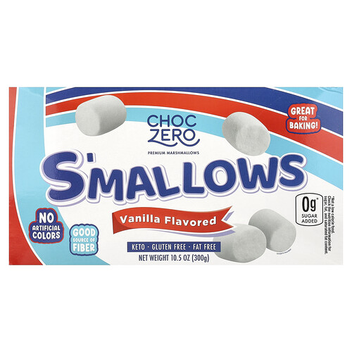 ChocZero, S'Mallows, Vanilla, 10.5 oz (300 g)