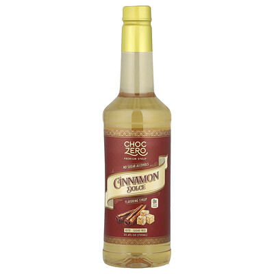 Product Image for ChocZero, Premium Syrup, Cinnamon Dolce, Sugar Free, 25.4 fl oz (750 ml)
