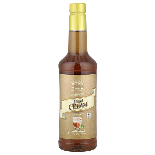 Choczero Premium Syrup, Irish Cream, Sugar Free, 25.4 fl oz (750 ml)