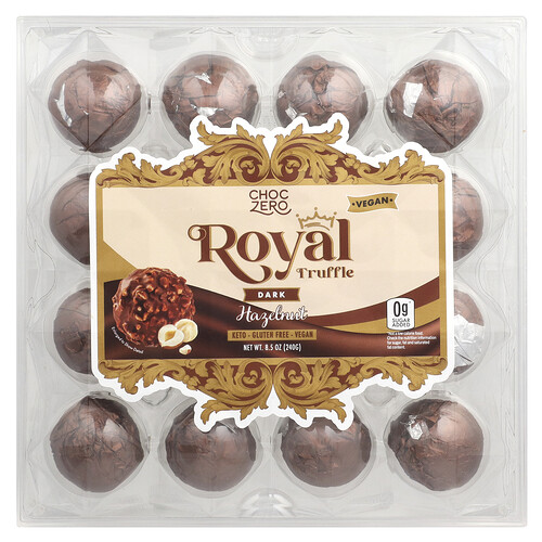 ChocZero, Royal Truffe, dunkler Haselnussgeschmack, 240 g (8,5 oz.)