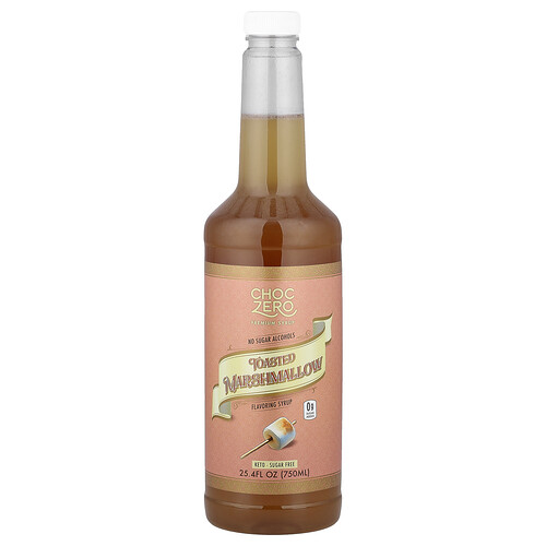Choczero Premium Syrup, Toasted Marshmallow, Sugar Free, 25.4 fl oz (750 ml)