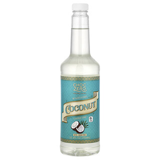 ChocZero, Sirop premium, Noix de coco, Sans sucre, 750 ml