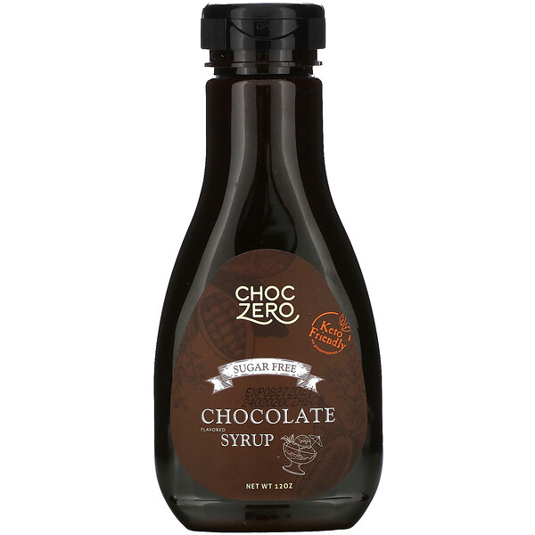 ChocZero, Chocolate Syrup, Sugar Free, 12 oz