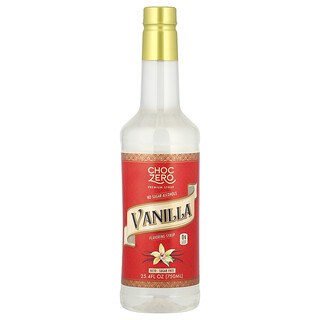 ChocZero, Sirap Premium, Vanila, Tanpa Gula, 25.4 fl oz (750 ml)