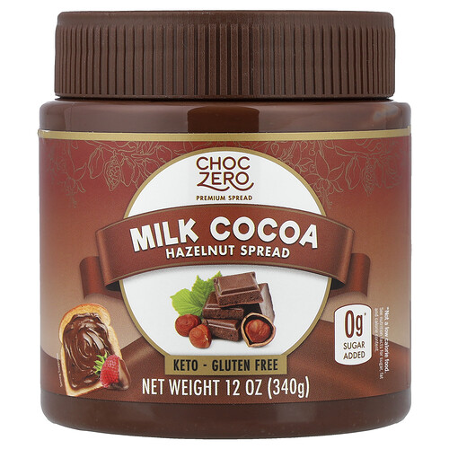 ChocZero, Keto Spread, Keto-Aufstrich, Kakao-Haselnuss, 340 g (12 oz.)