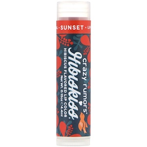Отзывы о Крэйзи Руморс, HibisKiss, Hibiscus Flavored Lip Color, Sunset, 0.15 oz (4.4 ml)