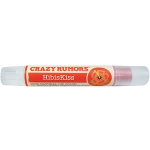 Крэйзи Руморс, HibisKiss, 100% Natural Lip Color, Sunrise, .09 oz (2.5 g) отзывы покупателей