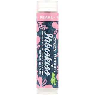 Crazy Rumors, HibisKiss, Hibiscus Flavored Lip Color, Pearl, 0.15 oz (4.4 ml)