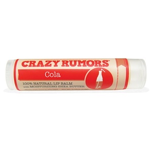 Crazy Rumors, 100%-ный натуральный бальзам для губ, Кола, 0,15 унции (4,4 мл)