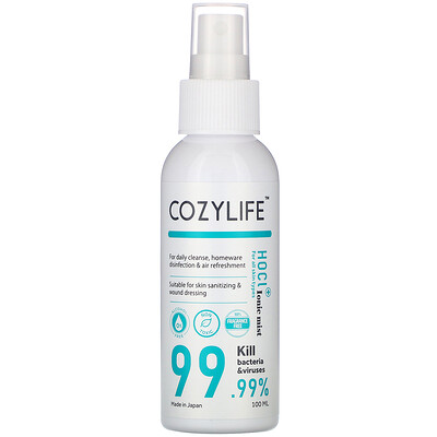 Cozylife HOCL Ionic Mist, For All Skin Types, 100 ml