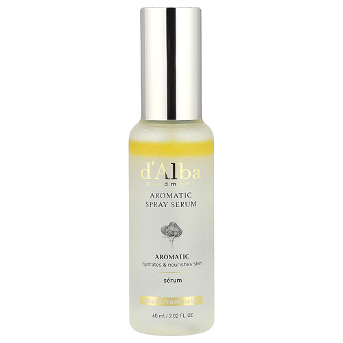 d'Alba, Aromatic Spray Serum, aromatisches Sprühserum, 60 ml (2,02 fl. oz.)