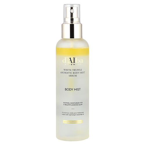 d'Alba, Aromatische body mist serum met witte truffel, 180 ml