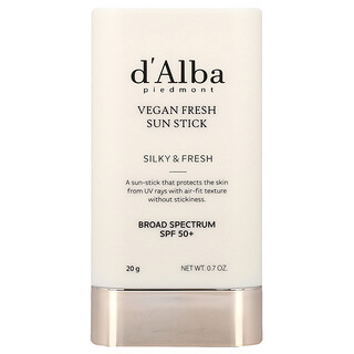 d'Alba, Vegan Fresh Sun Stick, FPS +50, 20 g (0,7 oz)