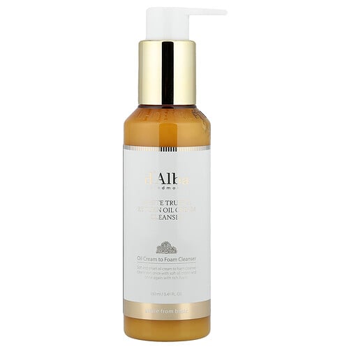 D'alba White Truffle Return Oil Cream Cleanser, 5.41 fl oz (160 ml)