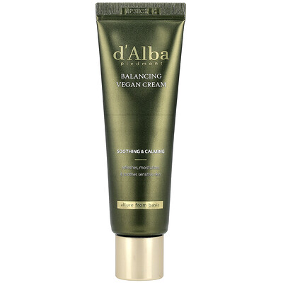 D'alba Cream Balancing Vegan Fl Oz (55 Ml) Size 1.85