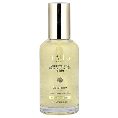 D'alba White Truffle First Oil Capsule Serum, Fl Oz (100 Ml) Size 3.38