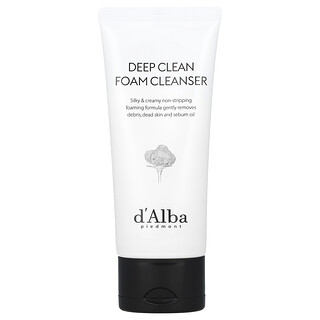 d'Alba, Espuma de limpieza profunda, Trufa blanca, 80 ml (2,70 oz. líq.)