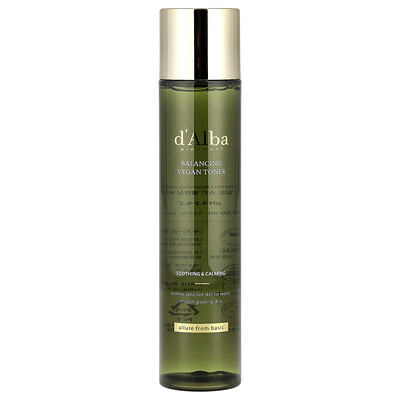D'alba , Balancing Vegan Toner, Fl Oz (150 Ml) Size 5.07