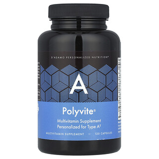 D'adamo, Polyvite® A, Suplemento multivitamínico, 120 cápsulas