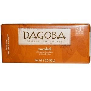 Dagoba Organic Chocolate, Ксоколатл, 2 унции (56 г)