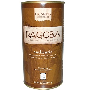 Dagoba Organic Chocolate, Шоколадный напиток, аутентичный, 12 унций (340 г)