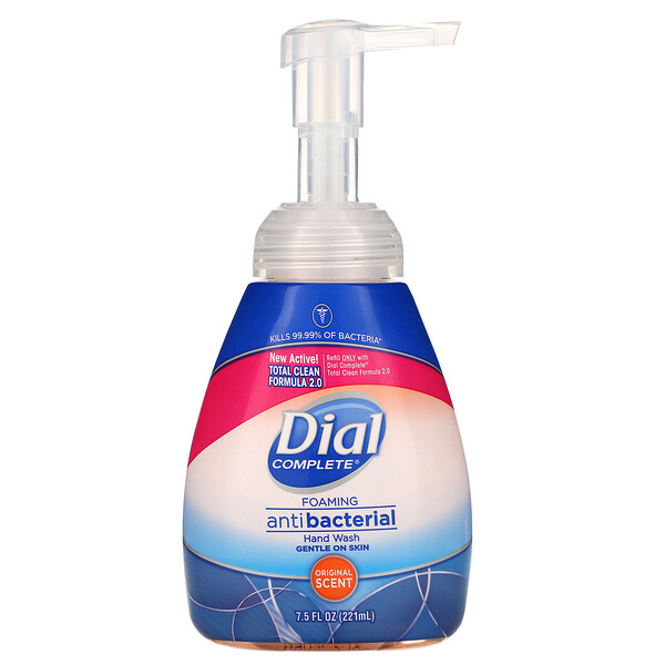 Complete, пенящееся антибактериальное средство для мытья рук, оригинальный аромат, 221 мл (7,5 жидк. Унции)