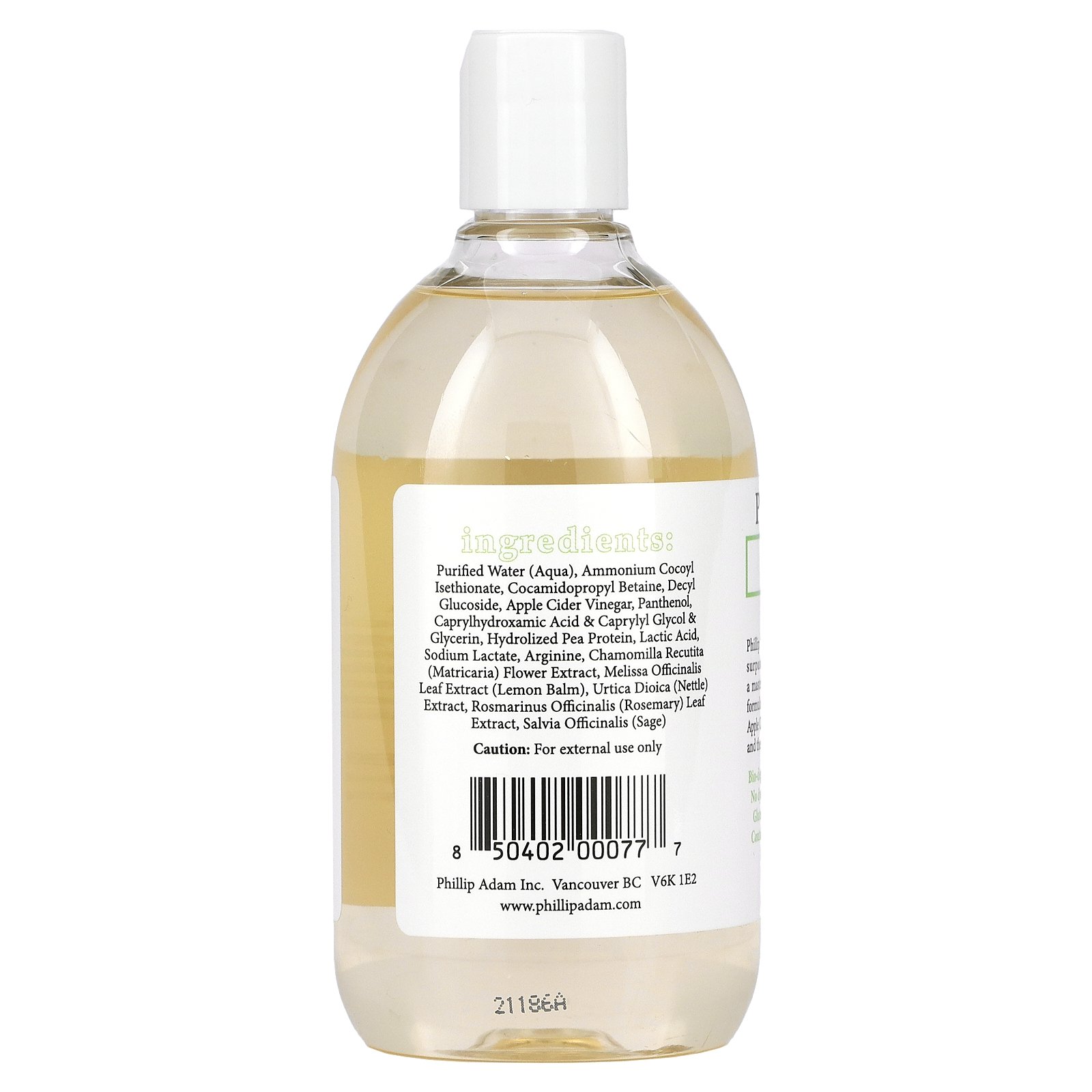 Phillip Adam, Shampoo, Fragrance Free, 12 fl oz (355 ml)