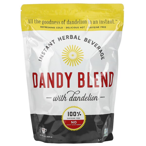 Dandy Blend, Instant Herbal Beverage with Dandelion, Caffeine Free, Instant-Kräuter-Getränk mit Löwenzahn, koffeinfrei, 908 g (2 lbs.)