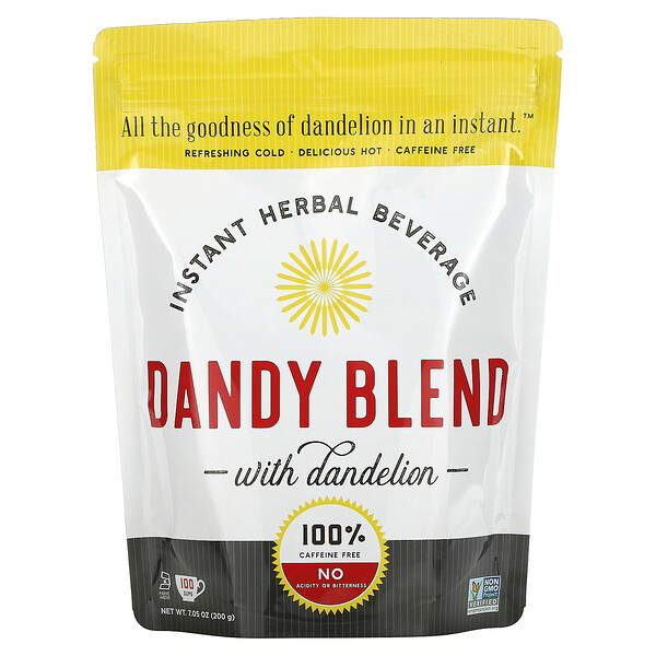 Dandy Blend‏, משקה צמחי נמס עם שן הארי, נטול קפאין, 200 גרם (7.05 אונקיות)
