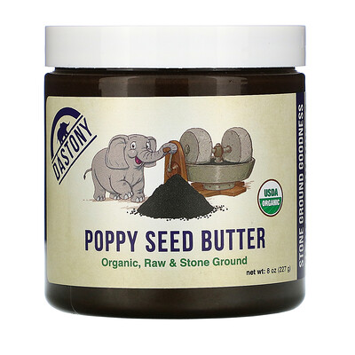 Купить Dastony Organic Poppy Seed Butter, 8 oz (227 g)