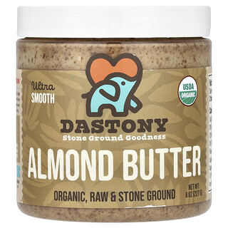 Dastony, Organic Almond Butter, Ultra Smooth, 227 g (8 oz)