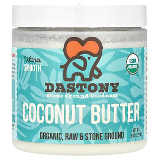 Dastony, 유기농 코코넛 버터, 울트라 스무스, 227g(8oz)