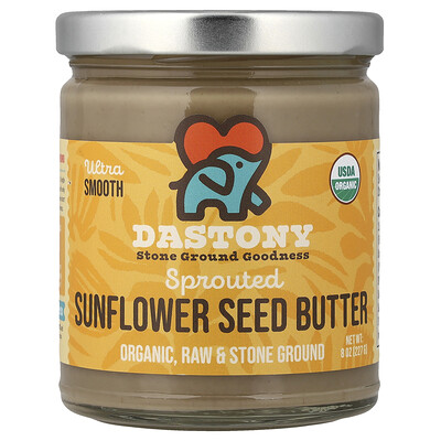 Dastony, Manteca de semilla de girasol germinada, 227 g (8 oz)