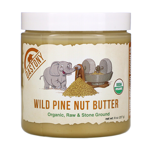 Dastony‏, Wild Pine Nut Butter, Organic, Raw & Stone Ground, 8 oz (227 g)