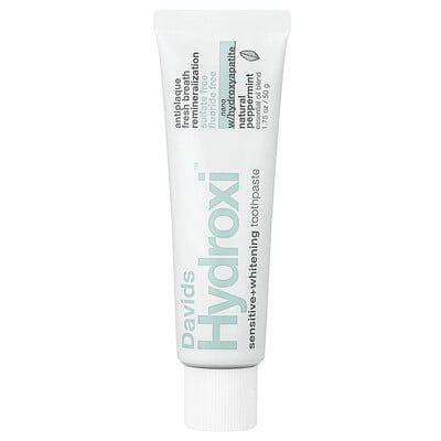 Photos - Toothpaste / Mouthwash OZ Racing Davids, Sensitive + Whitening Toothpaste, Natural Peppermint, 1.75 oz  DAV-44302 (50 g)