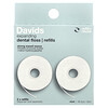 Davids, Expanding Dental Floss, Refills, Mint, 2 Count, (32.8 yd / 30 m) Each
