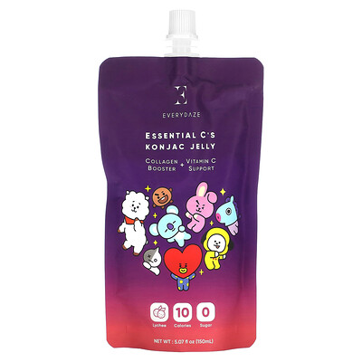 

Everydaze Essential C's Konjac Jelly Lychee 5.07 fl oz (150 ml)