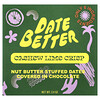 Date Better Snacks, Daktyle, chrupiące z nerkowcami i limonką, 2,4 uncji