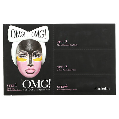 

Double Dare, Zone System Beauty Mask, 4 in 1 Kit