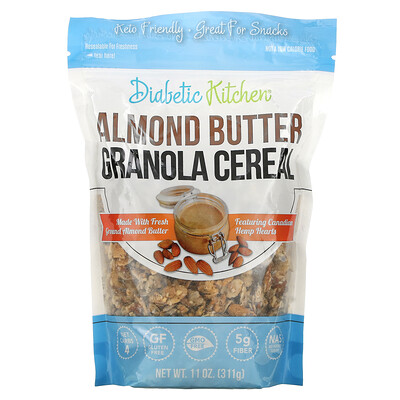 

Diabetic Kitchen, Granola Cereal, Almond Butter, 11 oz (311 g)