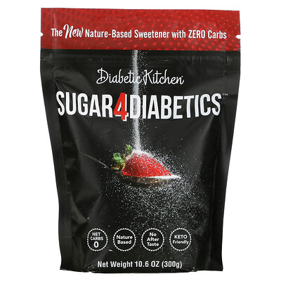 Купить Diabetic Kitchen Sugar4Diabetics, 300 г (10, 6 унции)