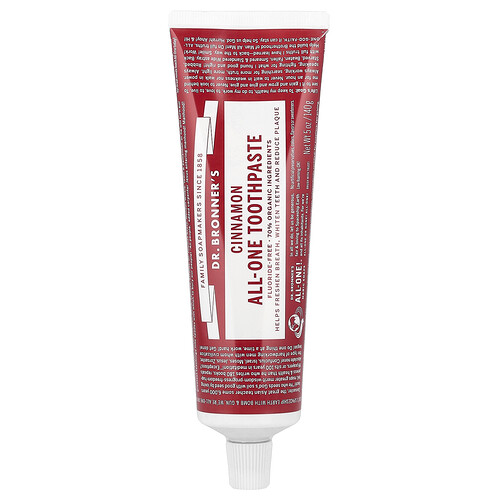 Dr. Bronner's, All-One Toothpaste, Cinnamon, 5 oz (140 g)
