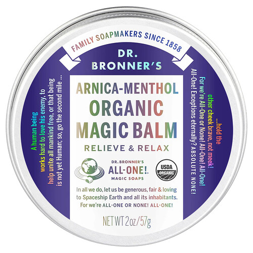 Dr. Bronner's, Organic Magic Balm, Arnica-Menthol, 2 oz (57 g)