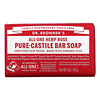 Dr. Bronner's, Pure Castile Bar Soap, All-One Hemp, Rose, 5 oz (140 g)