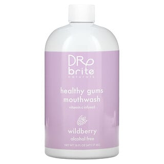 Dr. Brite, Healthy Gums Mouthwash, Alcohol-Free, Wildberry, 16 fl oz (473.17 ml)