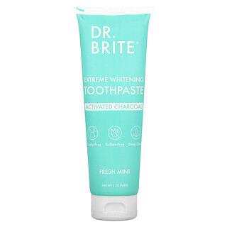 Dr. Brite, Extreme Whitening Toothpaste, Activated Charcoal, Fresh Mint, 5 oz (142 g)