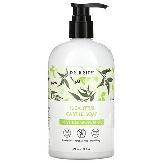 Dr. Brite, 桉树卡斯蒂利亚肥皂，橄榄和葵花籽油，16 液量盎司（473 毫升）